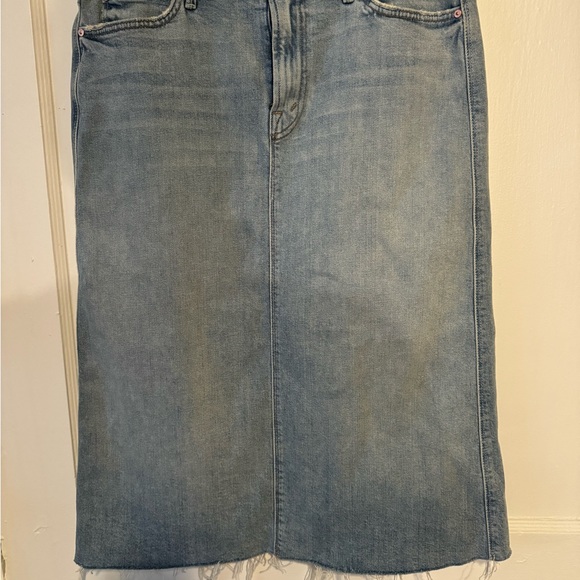 Mother NWOT The Swooner Straight A Fray Skirt - Picture 5 of 10